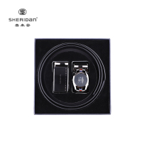 SHERIDAN喜来登牛皮皮带双扣头组合NL200559S