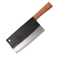 自然厨 传统手工锻打国风碳钢菜刀 厨房刀具 老式铁菜刀大号男士 切片刀XP-03