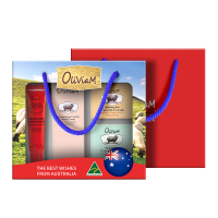 Oliviam澳莉维亚 澳洲木瓜膏绵羊油系列 4件套礼盒