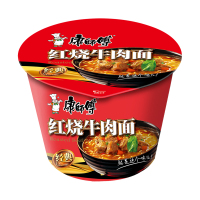 康师傅桶装 红烧牛肉面/香辣牛肉面/老坛酸菜牛肉面/泡椒牛肉面 105g/桶 12桶/箱 1箱起订