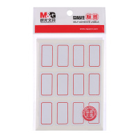 晨光 M&G 自粘性标签 YT-14 12枚*10 32*18mm (红色) 10张/包 yz