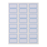 晨光 M&G 自粘性标签 YT-17 12枚*10 27*24mm (蓝色) 10张/包 (二格) yz