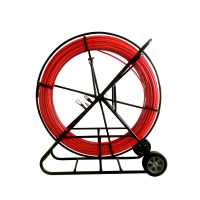 陌格桑 穿线器引线器电工玻璃钢穿线器穿管器拉线穿缆管道光缆疏通器 11*150米加钢丝(加固车)铜头*2