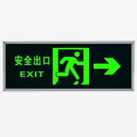 芯讯徵 消防标识指示牌安全出口紧急疏散逃生提示标志标识牌(左/右出口均有)ZX-TSBS01