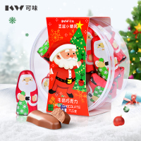 71.5克11粒圣诞老人圆形全透明塑盒