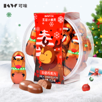 71.5克11粒圣诞鹿圆形全透明塑盒