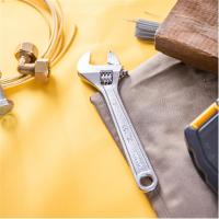 得力(deli)多功能活动扳手 DL008 8寸