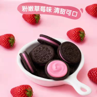 夹心草莓味饼干116克-QS