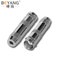 博扬 BNC头2M两兆Q9头E1接线头 DDF射频线插头同轴SYV-75-2-1电缆连接器 10个装 BY-Q9-K-1