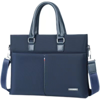 得力(deli) 深蓝色公文包