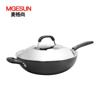 麦格尚 不粘锅炒锅无油烟平底锅家用电磁炉炒菜锅专用锅煤气灶适用 炒锅 G