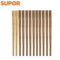 苏泊尔(SUPOR)无漆鸡翅木筷•公筷套装•12双装 TK2189E1