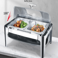 保温炉方形可视盖双格9L酒精款bd