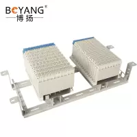 博扬 JPX01型卡接式总配线架MDF音频配线架 100回保安排+128回测试排 含19