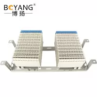 博扬 JPX01型卡接式总配线架MDF音频配线架 100回保安排2台 含19