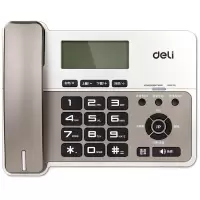 得力(deli) 796 电话机 商务座机 多功能电话机 金属灰