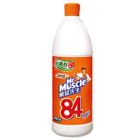 威猛先生(Mr Muscle) 84消毒液500g 皮肤衣物84消毒水消毒液除臭洁净漂白 1瓶装