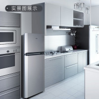 TCL118升小型双门电冰箱 (闪白银)BCD-118KA9 银色