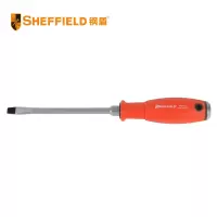 钢盾SHEFFIELD 一字螺钉旋具 200*8 S058104 一字通体螺丝刀 8x200mm(单位:把)