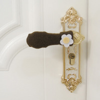 门把保护套卫生间针织毛线静音防撞门把手护套