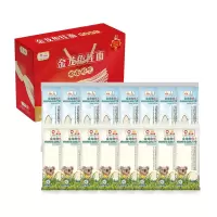 金龙鱼 2800g挂面礼盒内配:优+活性发酵空心挂面150g*8优+澳麦鲜鸡蛋挂面200g*8