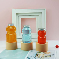 快乐多创意外卖杯迷你塑料杯350ml 200个