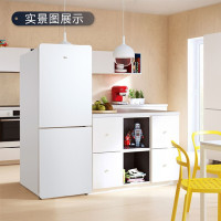 TCL163升小型双门电冰箱 白色