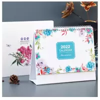 朗捷 台历2022年日历简约虎年月历大格子书写计划本式2021年历办公桌面日历摆件桌历