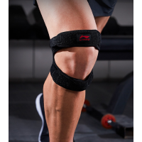 李宁(LI-NING)髌骨带[两只装] 运动护膝护具固定式加压半月板保护髌腱护膝护腿 均码