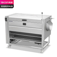 乐创(lecon)毛刷清洗去皮机 商用饭店食堂土豆地瓜剥皮机 300kg/h LC-J-CX800