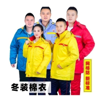 蓝天雄鹰 棉衣棉裤工作服套装 GZF-001 冬季 男女通用款 防静电(套)