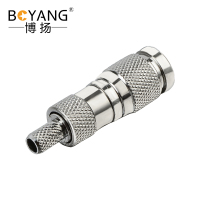 博扬(BOYANG)CC4接头 2M头E1同轴连接器 阿尔卡特头中兴头 CC4-J通信SYV-75-2-1插头