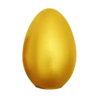 金蛋道具开业活动石膏金蛋25cm 30个/箱 (箱)