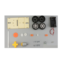 DIY极速四驱车 手工组装材料包 不含电池