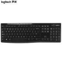罗技(Logitech)K270 无线键盘 办公键盘 优联 笔记本键盘 全尺寸 黑色 自营