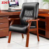 ZDET 办公椅 630*1090mm 实木+西皮(把)