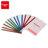 齐心(Comix) A5笔记本子文具办公用品记事本混色装无线装订软抄本40张/12本 C4503
