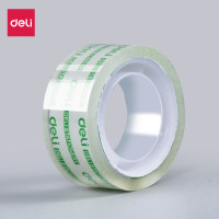 得力(deli)文具透明胶带小号胶布1.2cm学生手撕胶纸1.8cm强力窄胶条 宽18mm *长12.8米(共24卷)