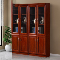 乐福裕港 文件柜 800W*400D*2000H 胡桃色