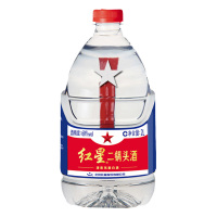 红星二锅头酒 60度 2L 桶装高度白酒(新老包装随机发货)