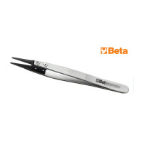 百塔(Beta) 防静电宽头镊子 990EB 130mm E990EB001302 起订量12把