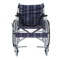 折叠轻便 24寸加厚实心胎轮椅(含便盘+餐桌)(套)