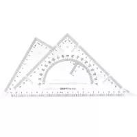 得力 6425 三角尺大号文具图三角板 单位:个