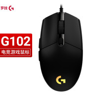 罗技 鼠标 G102二代 黑色(个)