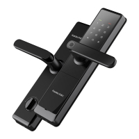 [新品]凯迪仕智能锁A6-W 星空黑 指纹锁家用防盗门锁电子锁密码锁