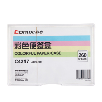 齐心 C4217 彩色便签盒(配纸147*101mm) yz