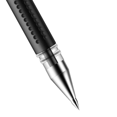 得力6600ES 0.5mm经典办公中性笔 水性笔 子弹头签字一包12盒144支 黑色