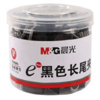 晨光ABS92737 黑色长尾夹 15mm 60只/筒