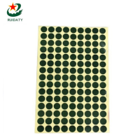 RUIDATY 补靶纸射击靶贴圆形补胸环靶纸帖打靶靶帖训练贴纸直径15MM 120贴军绿色15张