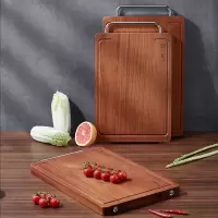 炊大皇砧板厨房家用花梨木加厚整木砧板切菜板案板刀板擀面板(小)HLM01